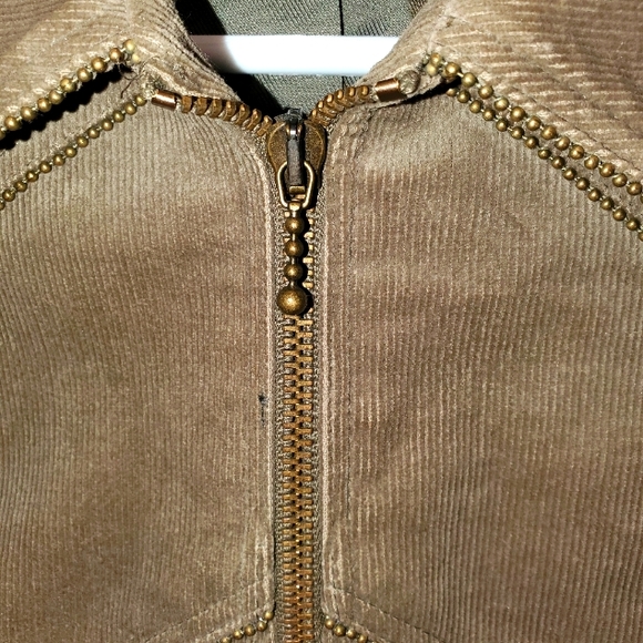 Juliana Collezione blazer size 10 corduroy studded zip. Italy - Picture 2 of 12